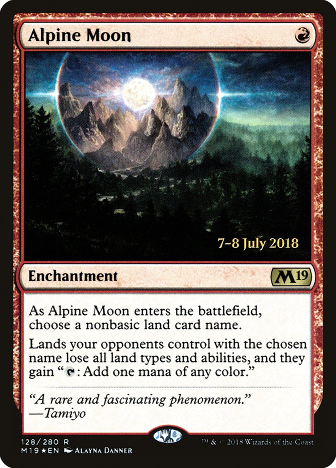 Alpine Moon  [Core Set 2019 Prerelease Promos] | Exor Games Bridgewater