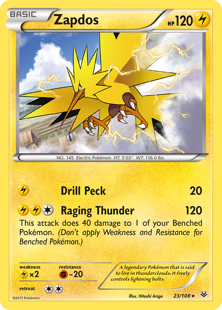 Zapdos (23/108) [XY: Roaring Skies] | Exor Games Bridgewater