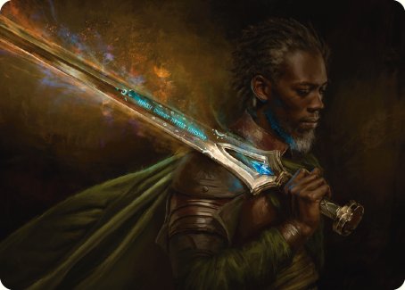 Anduril, Flame of the West Art Card [The Lord of the Rings: Tales of Middle-earth Art Series] | Exor Games Bridgewater