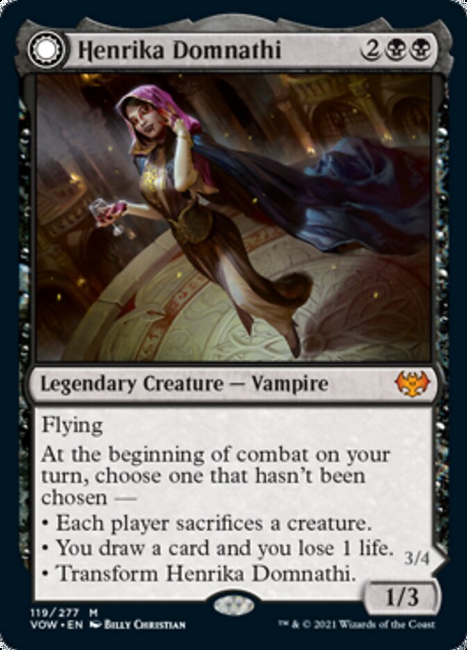 Henrika Domnathi // Henrika, Infernal Seer [Innistrad: Crimson Vow] | Exor Games Bridgewater