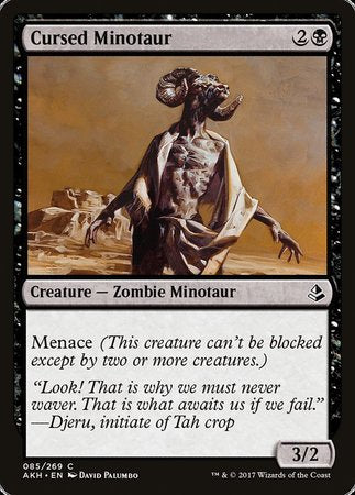 Cursed Minotaur [Amonkhet] | Exor Games Bridgewater