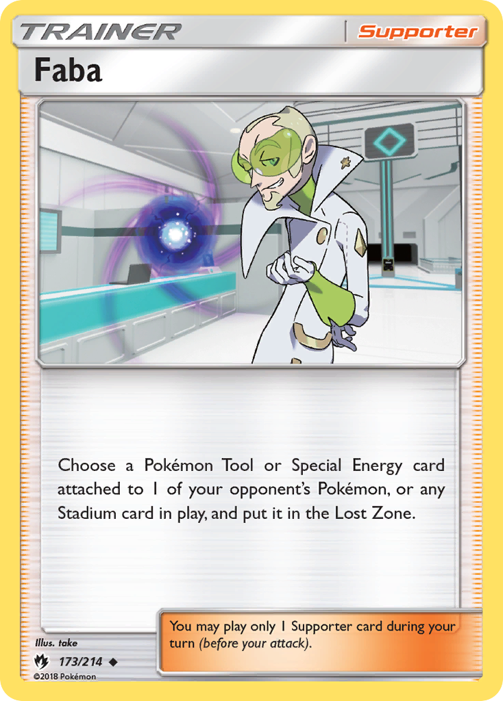 Faba (173/214) [Sun & Moon: Lost Thunder] | Exor Games Bridgewater