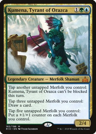 Kumena, Tyrant of Orazca [Rivals of Ixalan] | Exor Games Bridgewater