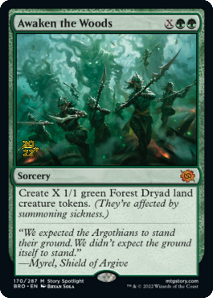 Awaken the Woods [The Brothers' War: Prerelease Promos] | Exor Games Bridgewater