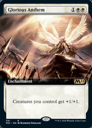 Glorious Anthem (Extended Art) [Core Set 2021] | Exor Games Bridgewater