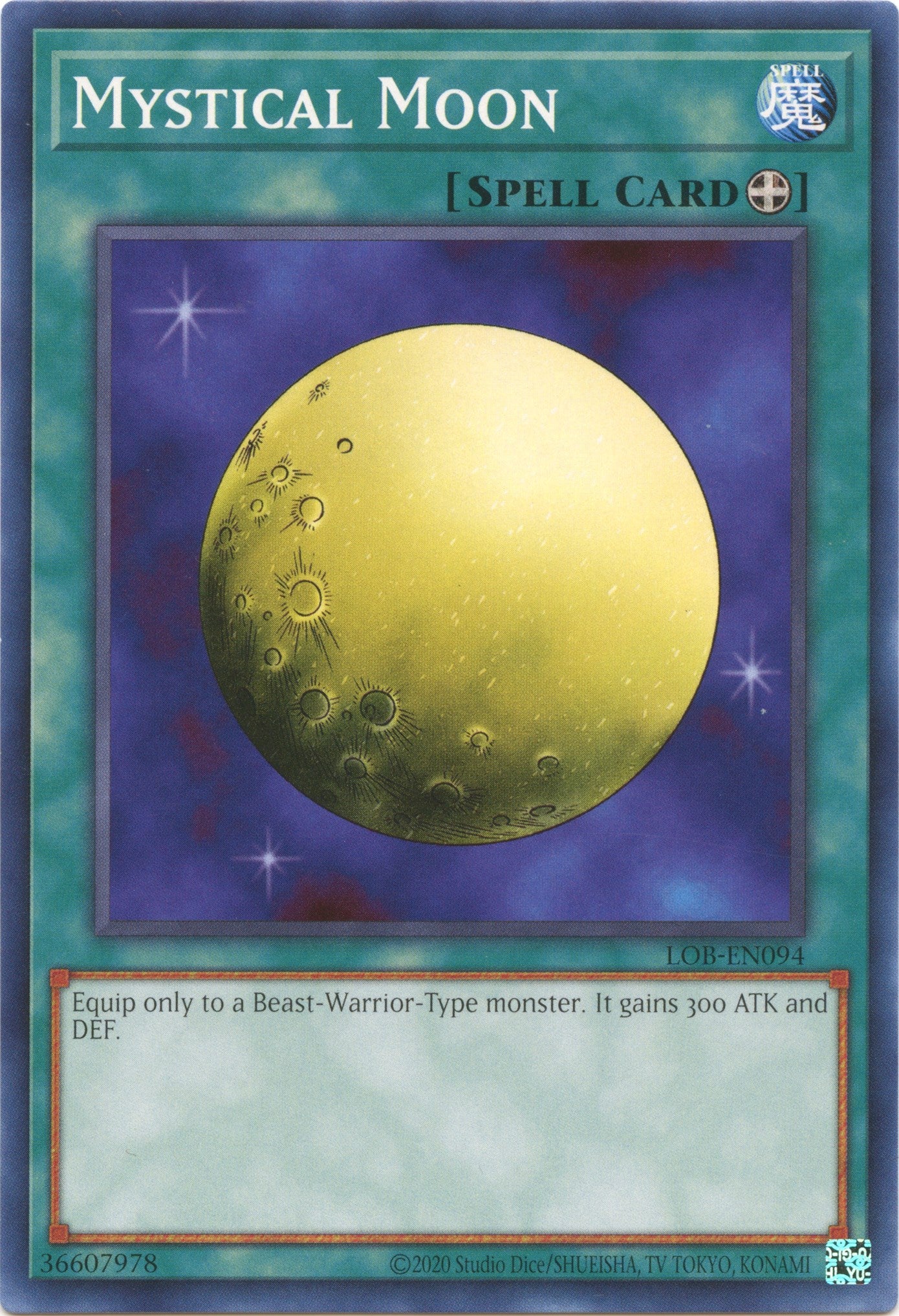 Mystical Moon (25th Anniversary) [LOB-EN094] Common | Exor Games Bridgewater