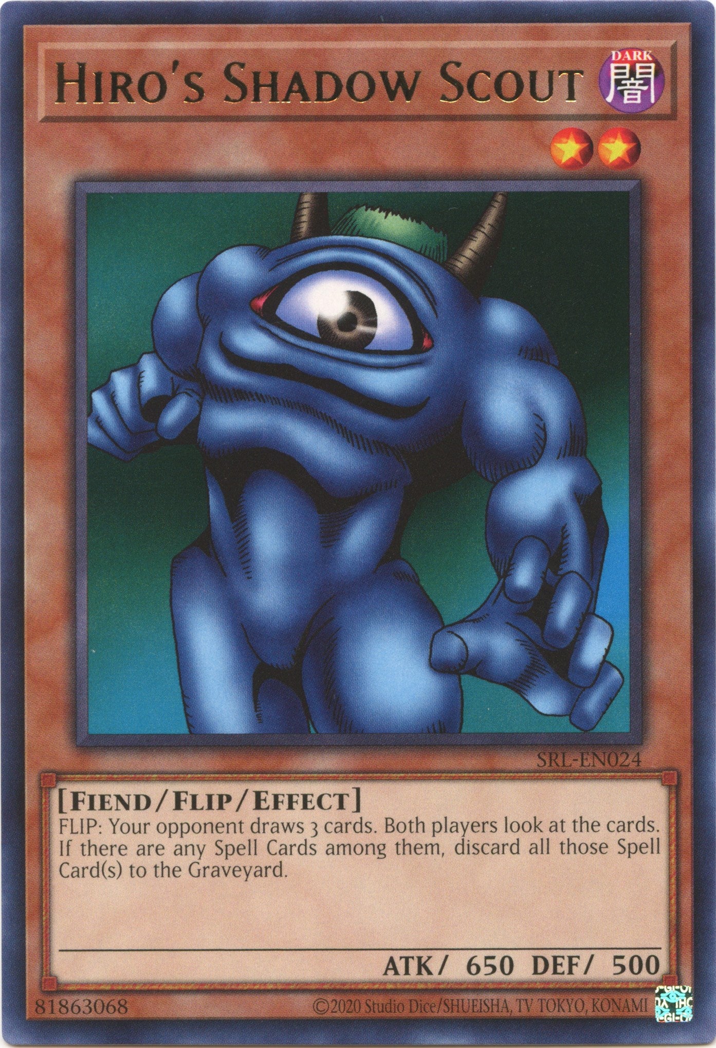 Hiro's Shadow Scout (25th Anniversary) [SRL-EN024] Rare | Exor Games Bridgewater