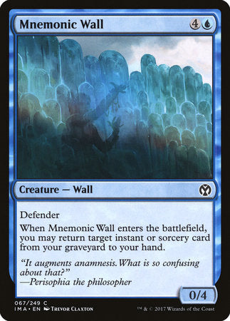 Mnemonic Wall [Iconic Masters] | Exor Games Bridgewater