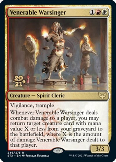 Venerable Warsinger [Strixhaven: School of Mages Prerelease Promos] | Exor Games Bridgewater