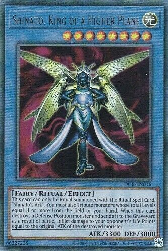 Shinato, King of a Higher Plane (25th Anniversary) [DCR-EN016] Ultra Rare | Exor Games Bridgewater