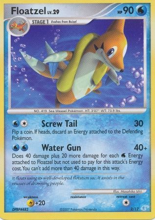 Floatzel (2/12) [Diamond & Pearl: Trainer Kit - Manaphy] | Exor Games Bridgewater