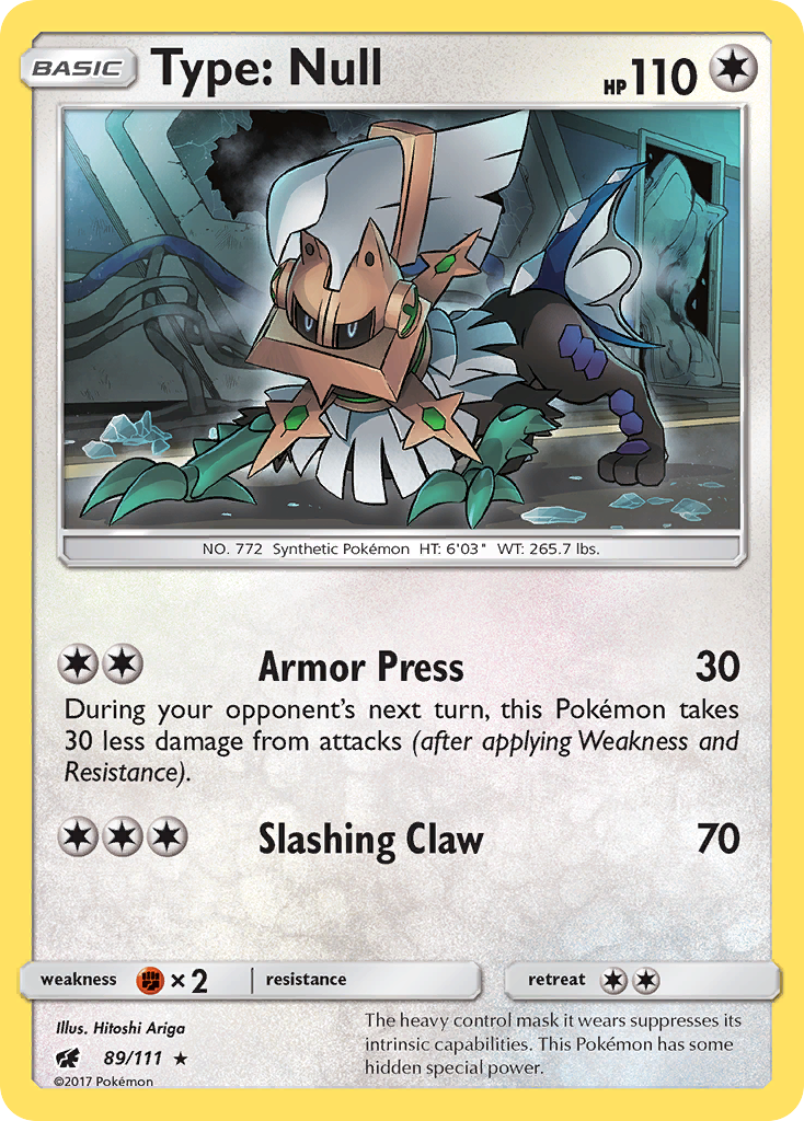 Type: Null (89/111) [Sun & Moon: Crimson Invasion] | Exor Games Bridgewater