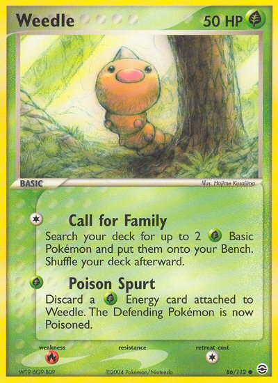 Weedle (86/112) [EX: FireRed & LeafGreen] | Exor Games Bridgewater