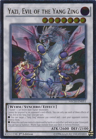 Yazi, Evil of the Yang Zing [NECH-EN051] Ultimate Rare | Exor Games Bridgewater