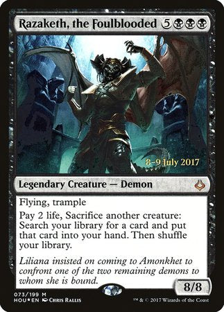 Razaketh, the Foulblooded [Hour of Devastation Promos] | Exor Games Bridgewater