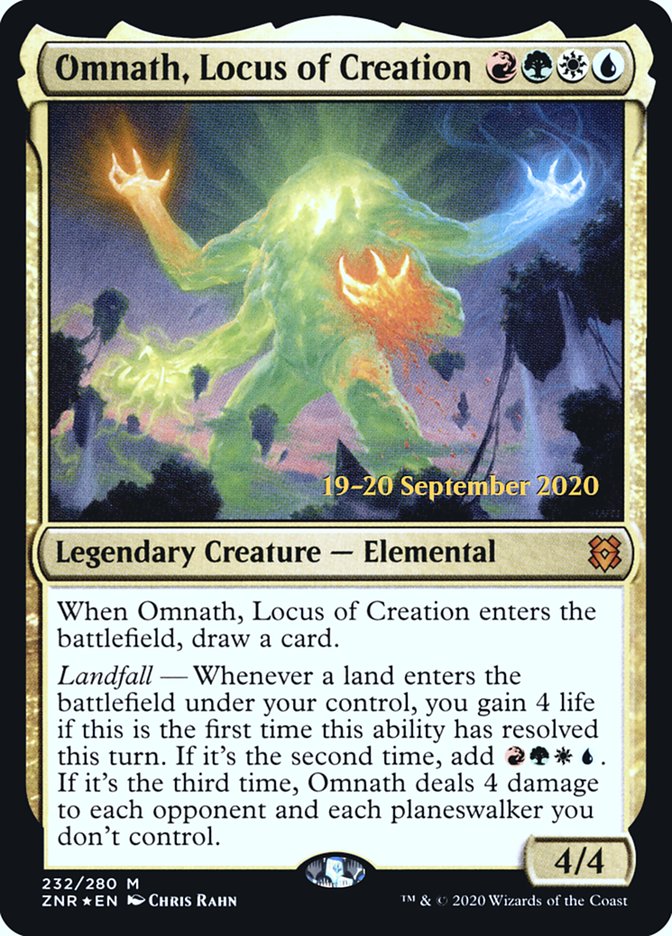 Omnath, Locus of Creation  [Zendikar Rising Prerelease Promos] | Exor Games Bridgewater