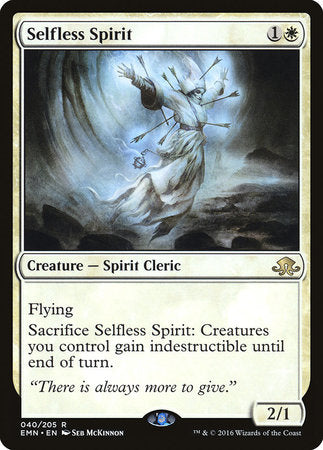 Selfless Spirit [Eldritch Moon] | Exor Games Bridgewater