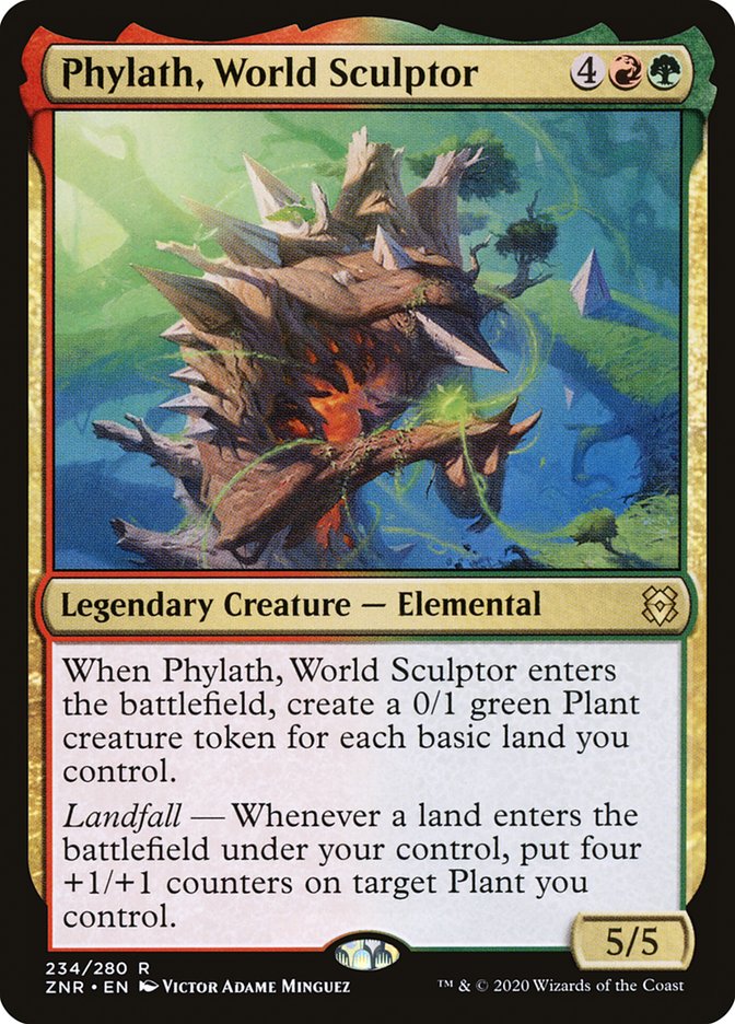 Phylath, World Sculptor [Zendikar Rising] | Exor Games Bridgewater