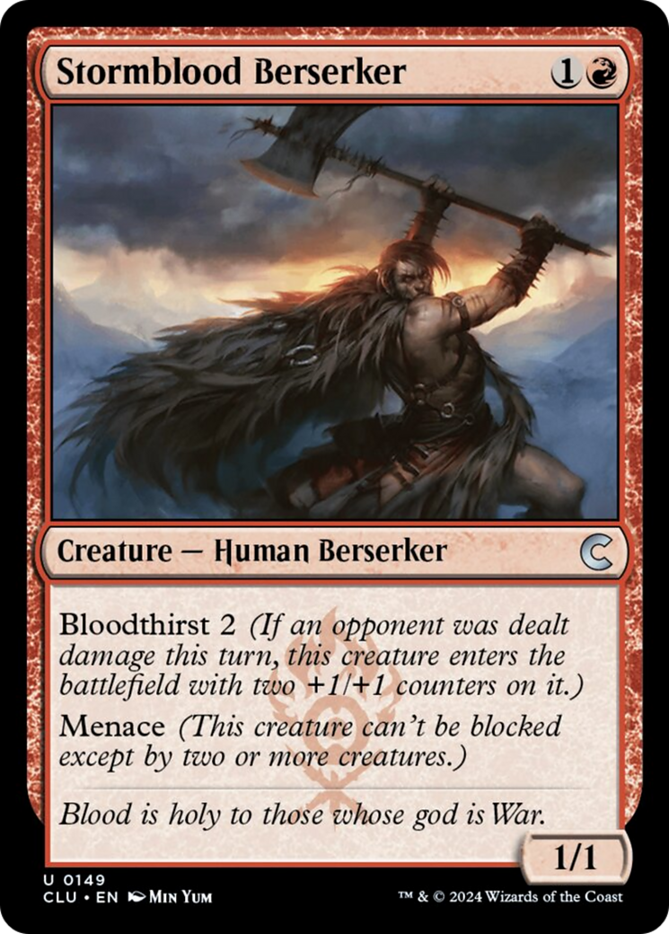 Stormblood Berserker [Ravnica: Clue Edition] | Exor Games Bridgewater