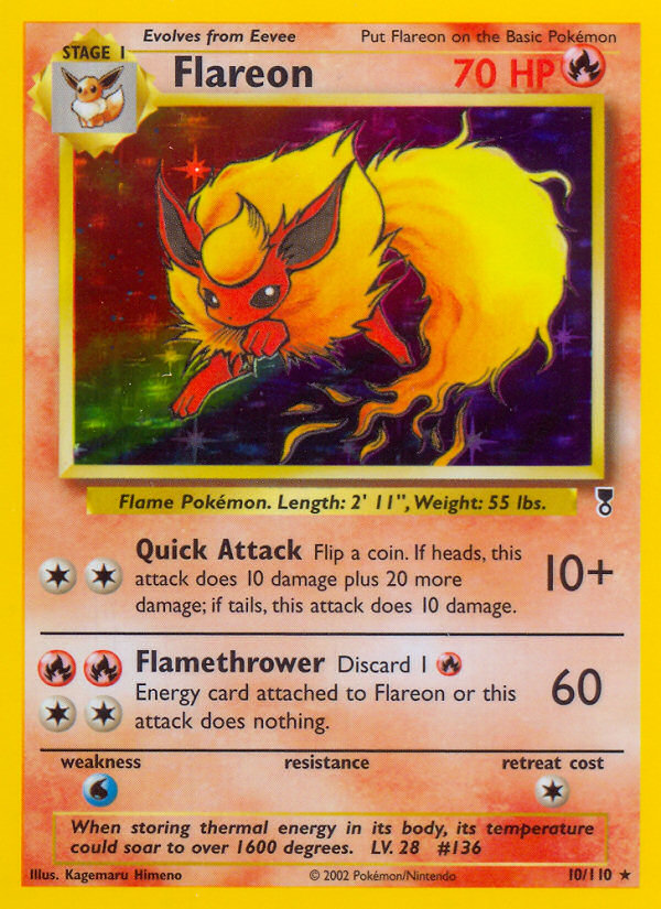 Flareon (10/110) [Legendary Collection] | Exor Games Bridgewater