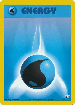 Water Energy (111/111) [Neo Genesis Unlimited] | Exor Games Bridgewater