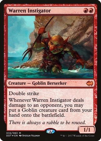 Warren Instigator [Duel Decks: Merfolk vs. Goblins] | Exor Games Bridgewater