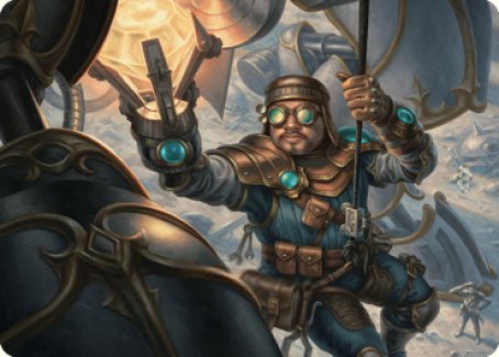 Powerstone Engineer Art Card [The Brothers' War Art Series] | Exor Games Bridgewater