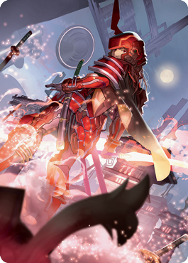 Peerless Samurai Art Card [Kamigawa: Neon Dynasty Art Series] | Exor Games Bridgewater