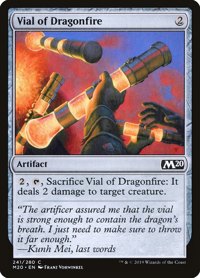 Vial of Dragonfire [Core Set 2020] | Exor Games Bridgewater