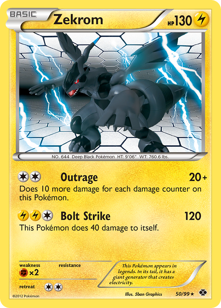 Zekrom (50/99) [Black & White: Next Destinies] | Exor Games Bridgewater