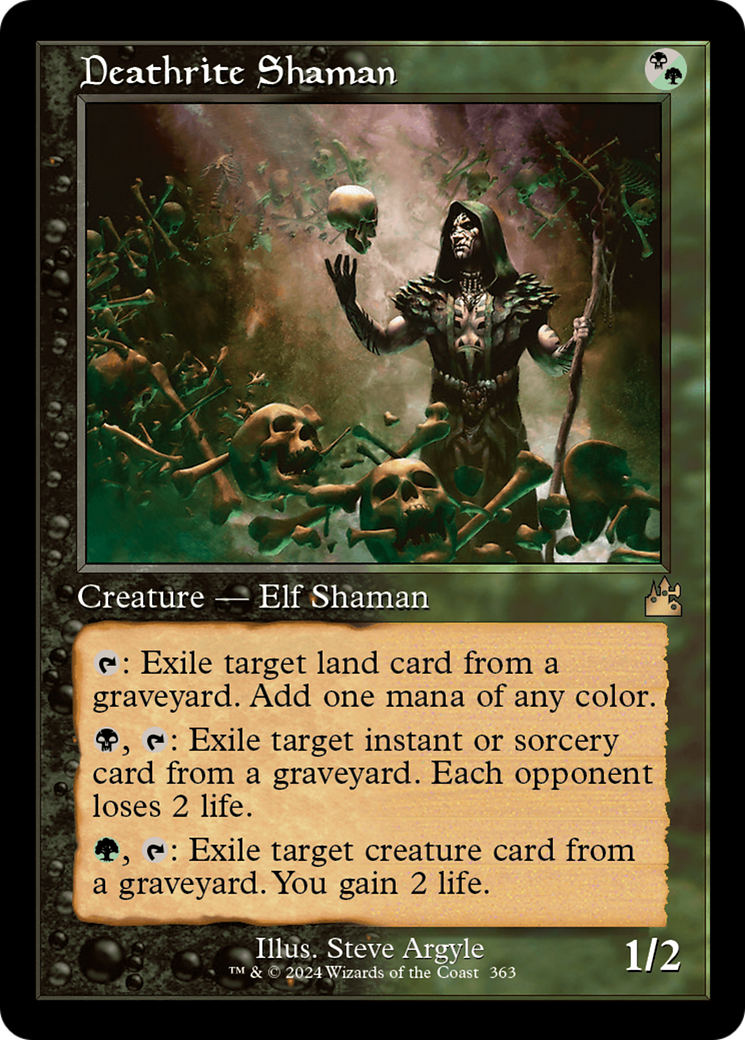 Deathrite Shaman (Retro Frame) [Ravnica Remastered] | Exor Games Bridgewater