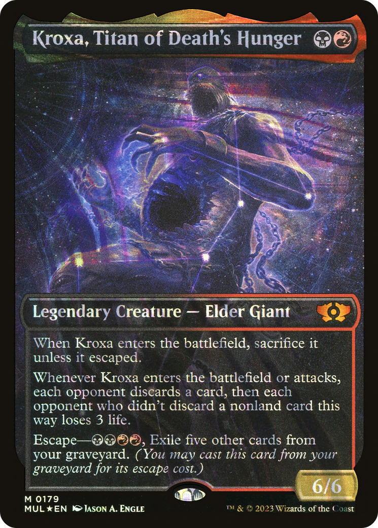 Kroxa, Titan of Death's Hunger (Halo Foil) [Multiverse Legends] | Exor Games Bridgewater