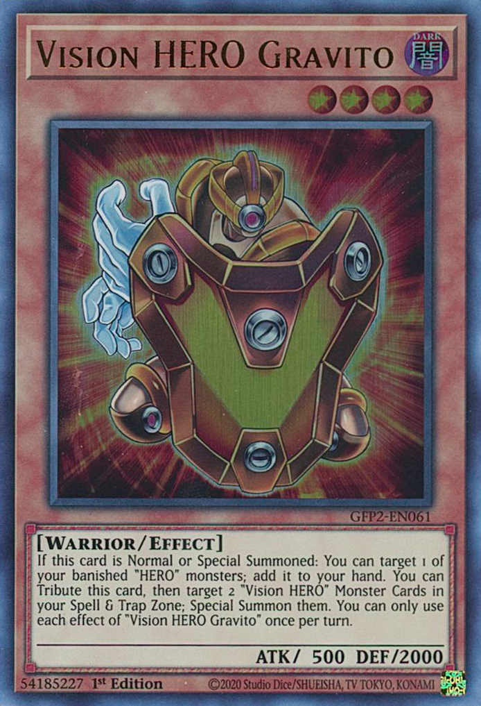 Vision HERO Gravito [GFP2-EN061] Ultra Rare | Exor Games Bridgewater