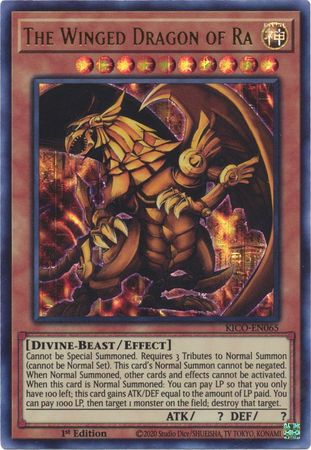 The Winged Dragon of Ra (Ultra Pharaoh's Rare) [KICO-EN065] Ultra Pharaoh’s Rare | Exor Games Bridgewater