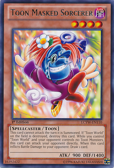 Toon Masked Sorcerer [LCYW-EN110] Rare | Exor Games Bridgewater