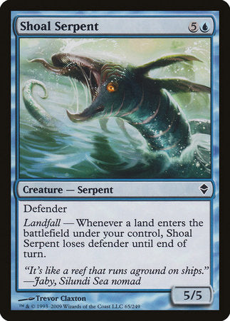 Shoal Serpent [Zendikar] | Exor Games Bridgewater