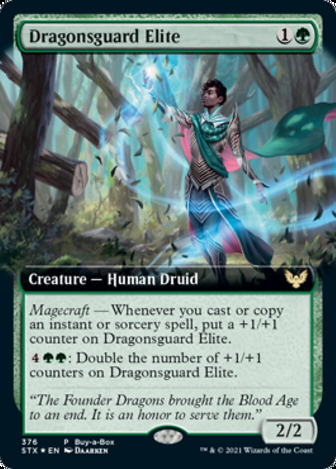 Dragonsguard Elite (Buy-A-Box) [Strixhaven: School of Mages Promos] | Exor Games Bridgewater