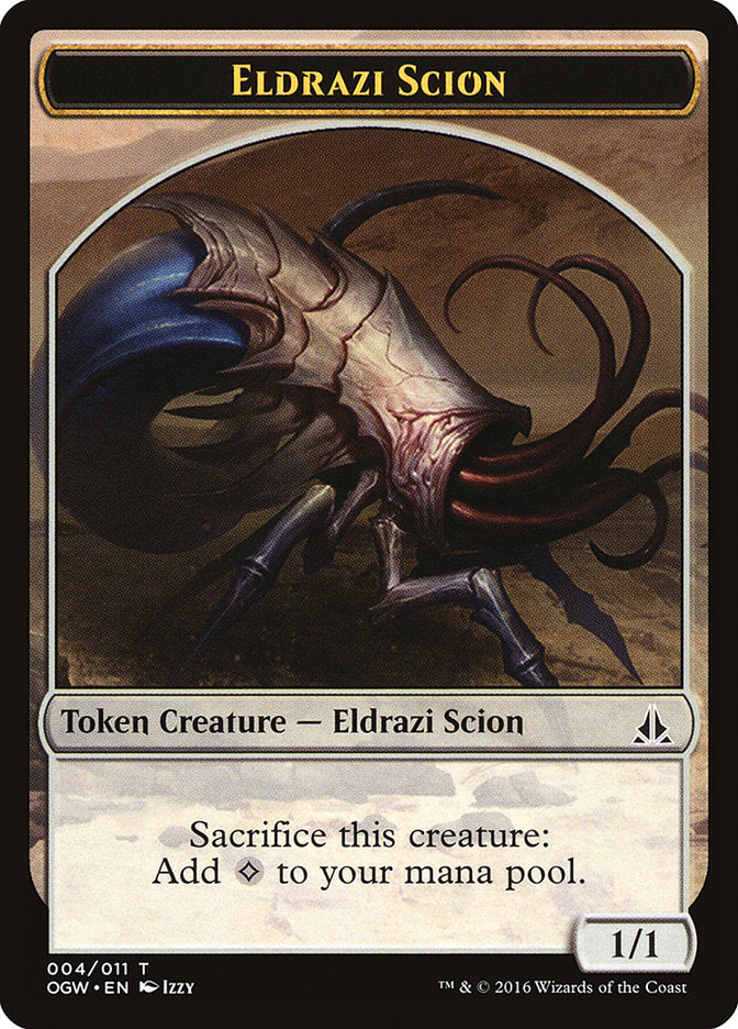 Eldrazi Scion (004/011) [Oath of the Gatewatch Tokens] | Exor Games Bridgewater