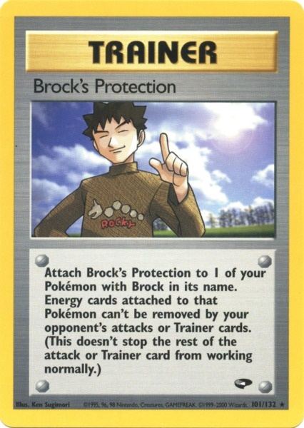 Brock's Protection (101/132) [Gym Challenge Unlimited] | Exor Games Bridgewater