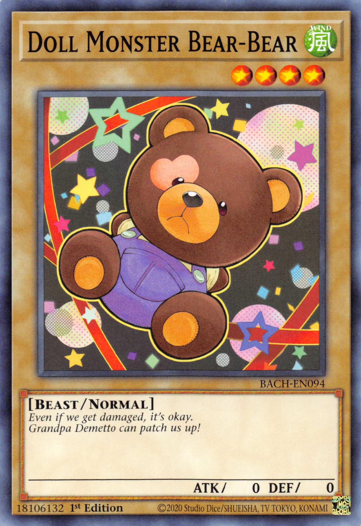 Doll Monster Bear-Bear [BACH-EN094] Common | Exor Games Bridgewater