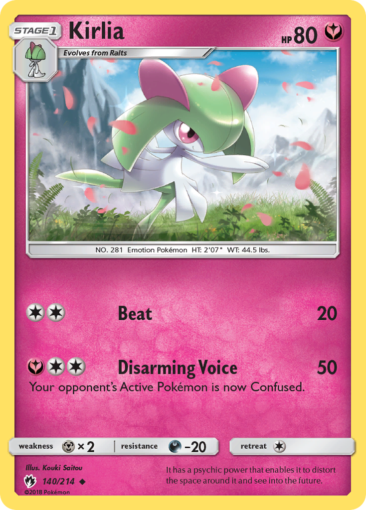 Kirlia (140/214) [Sun & Moon: Lost Thunder] | Exor Games Bridgewater