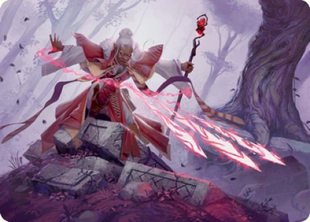 Magic Missile Art Card [Dungeons & Dragons: Adventures in the Forgotten Realms Art Series] | Exor Games Bridgewater