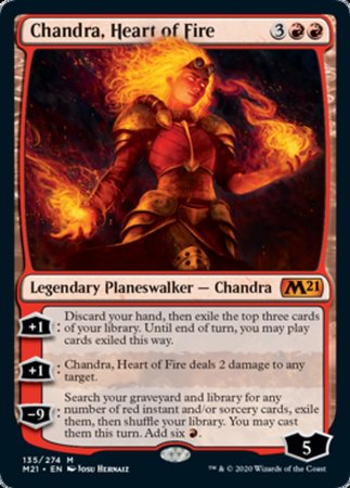 Chandra, Heart of Fire [Core Set 2021] | Exor Games Bridgewater