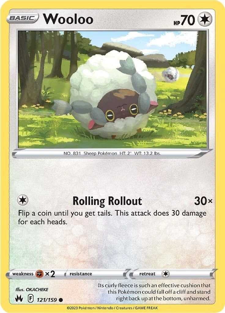 Wooloo (121/159) [Sword & Shield: Crown Zenith] | Exor Games Bridgewater