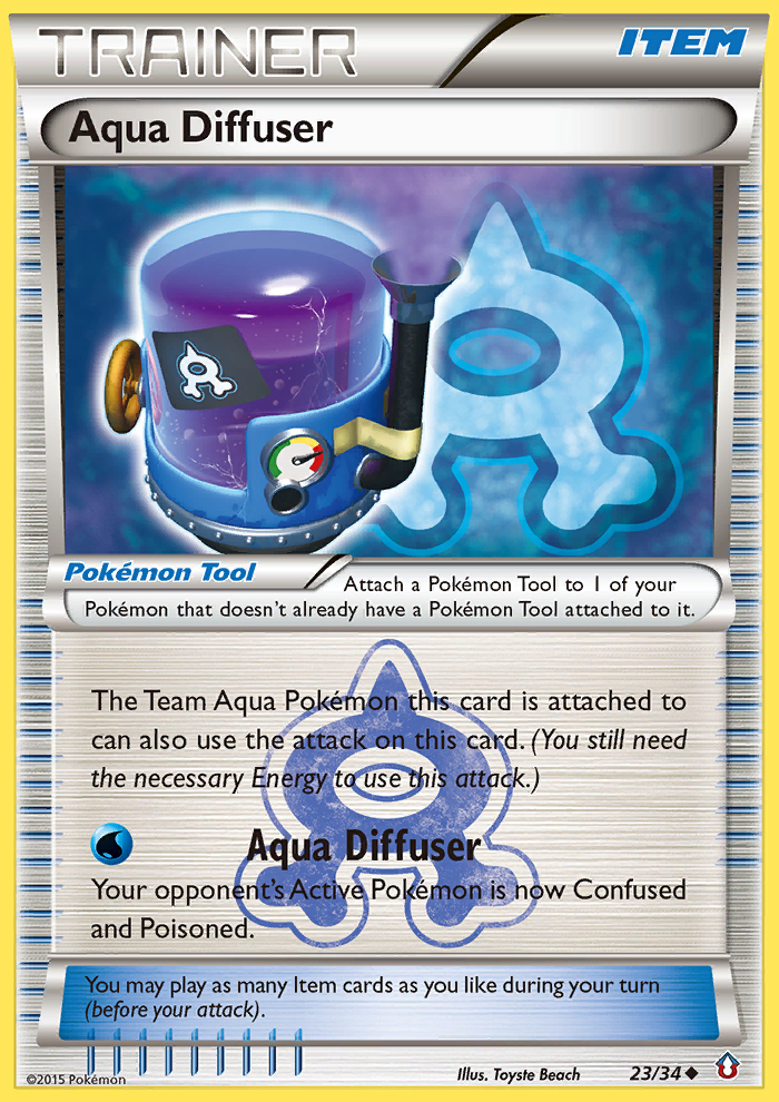 Aqua Diffuser (23/34) [XY: Double Crisis] | Exor Games Bridgewater