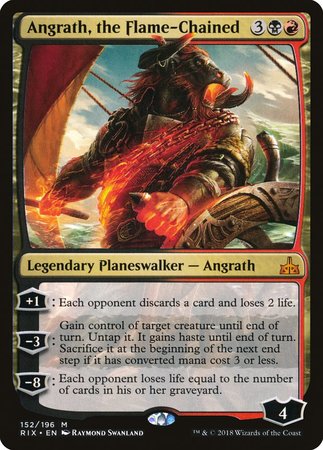 Angrath, the Flame-Chained [Rivals of Ixalan] | Exor Games Bridgewater