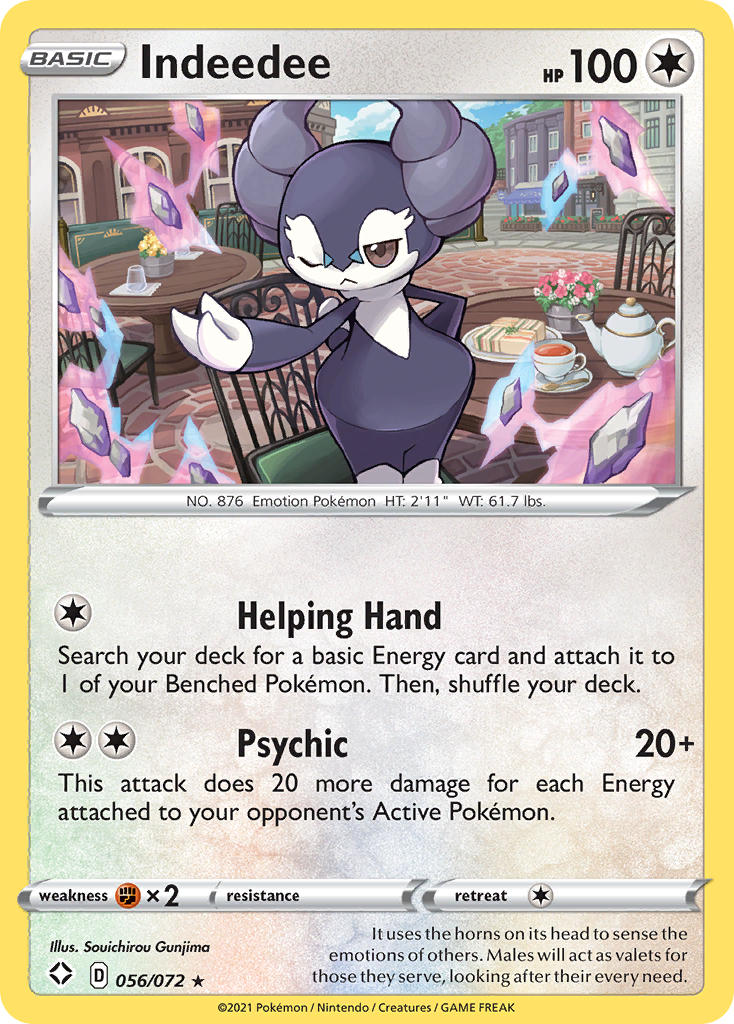 Indeedee (056/072) [Sword & Shield: Shining Fates] | Exor Games Bridgewater