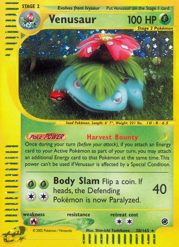 Venusaur (30/165) [Expedition: Base Set] | Exor Games Bridgewater