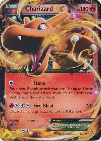 Charizard EX (11/106) (Jumbo Card) [XY: Flashfire] | Exor Games Bridgewater