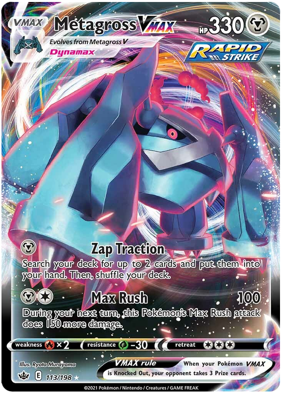 Metagross VMAX (113/198) [Sword & Shield: Chilling Reign] | Exor Games Bridgewater